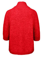 An image of the Bianca Octavis Knit Jacket in Fire.