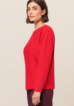 Bianca Otis Knit Jumper in Fire.