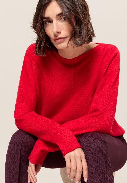 Bianca Otis Knit Jumper in Fire.