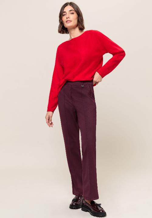 Bianca Otis Knit Jumper in Fire.