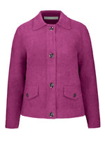 An image of the Bianca Bess Knit Jacket in Grape.