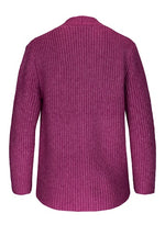 An image of the Bianca Heide Cardigan in Grape.