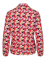 An image of the Bianca Adina Blouse in Red Mix.