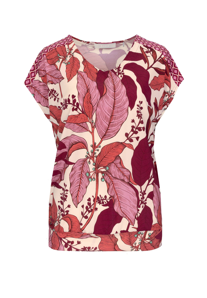 An image of the Bianca Julie T-Shirt in Red Mix.