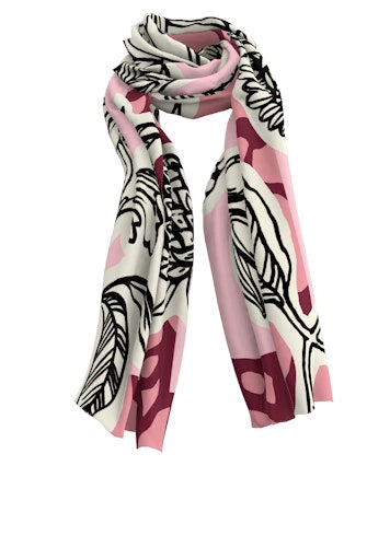 An image of the Bianca Musi Scarf in Red Mix.