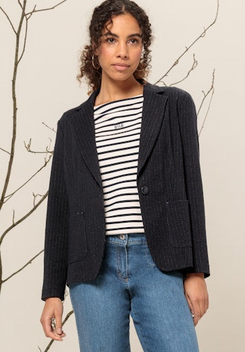 An image of the Bianca Ariane Jacket in Blue Mix.