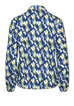 An image of the Bianca Adina Blouse in Blue Mix.