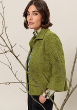 An image of the Bianca Kate Jacket in Spinach Melange.