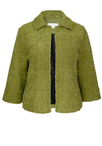 An image of the Bianca Kate Jacket in Spinach Melange.