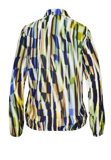 An image of the Bianca Adina Blouse in Green Mix.