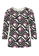 An image of the Bianca Paula Top in Purple Mix.