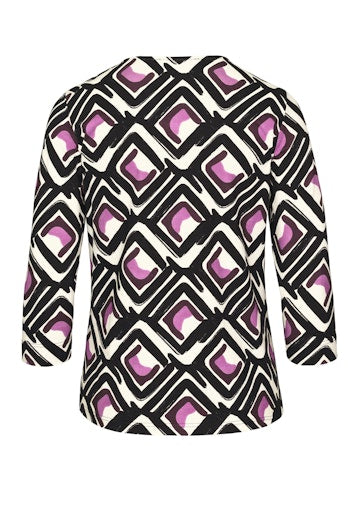 An image of the Bianca Paula Top in Purple Mix.