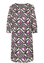 An image of the Bianca Dolcia Dress in Purple Mix.