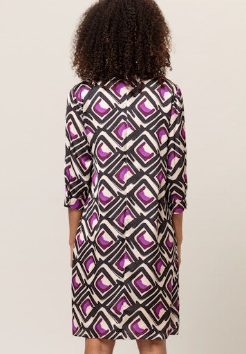 An image of the Bianca Dolcia Dress in Purple Mix.