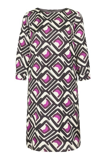 An image of the Bianca Dolcia Dress in Purple Mix.