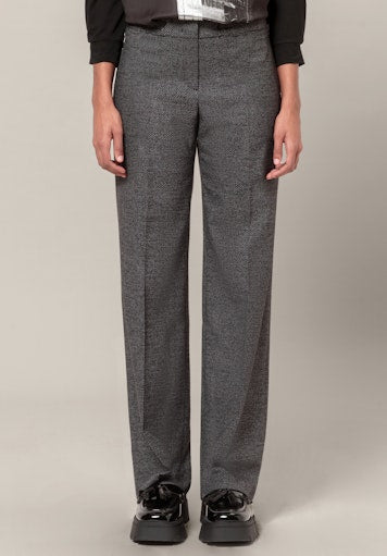 An image of the Bianca Parigi Trousers in Black Mix.