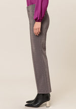 An image of the Bianca Denver Trousers in Black Mix.