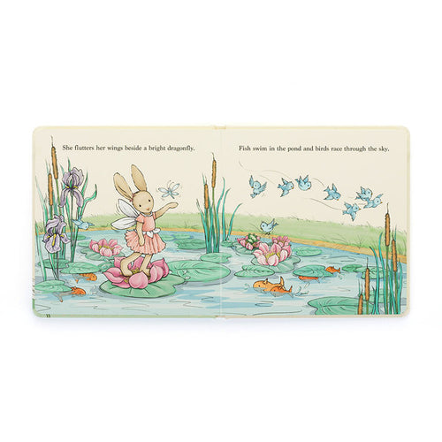 An image of the Jellycat Jellycat Lottie Fairy Bunny Book