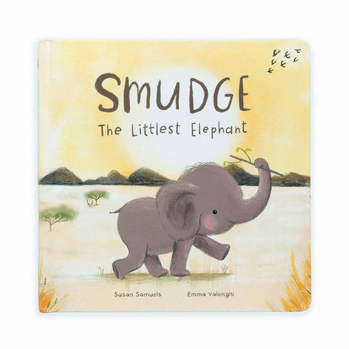 An image of the Jellycat Jellycat Smudge the Littlest Elephant Book