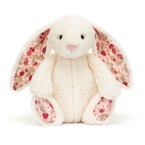 An image of the Jellycat Blossom Cream Bunny 'Berry'.