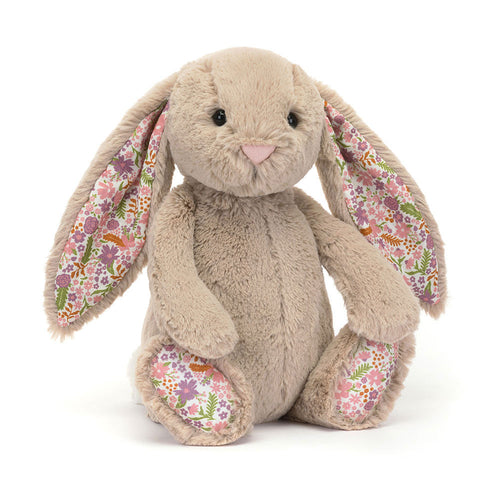 An image of the Jellycat Blossom Beige Bunny 'Petal'.