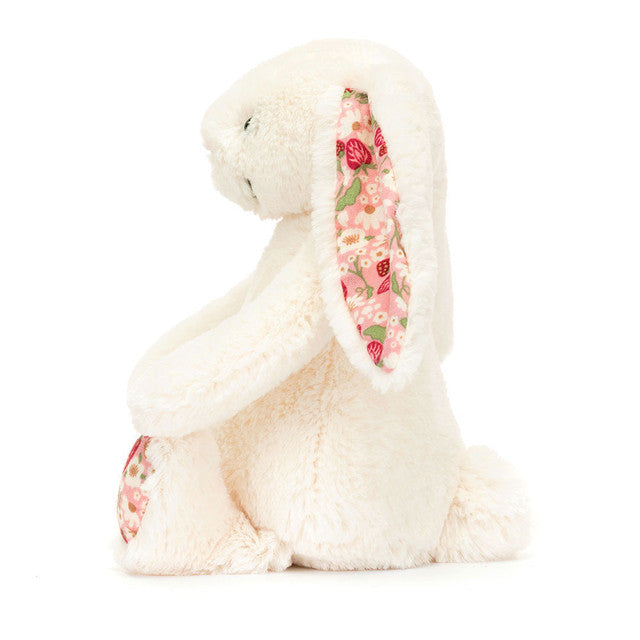 An image of the Jellycat Jellycat Blossom Cream Bunny 'Berry' Little