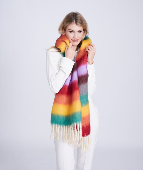 An image of the Pia Rossini Beth Scarf in Multicoloured.