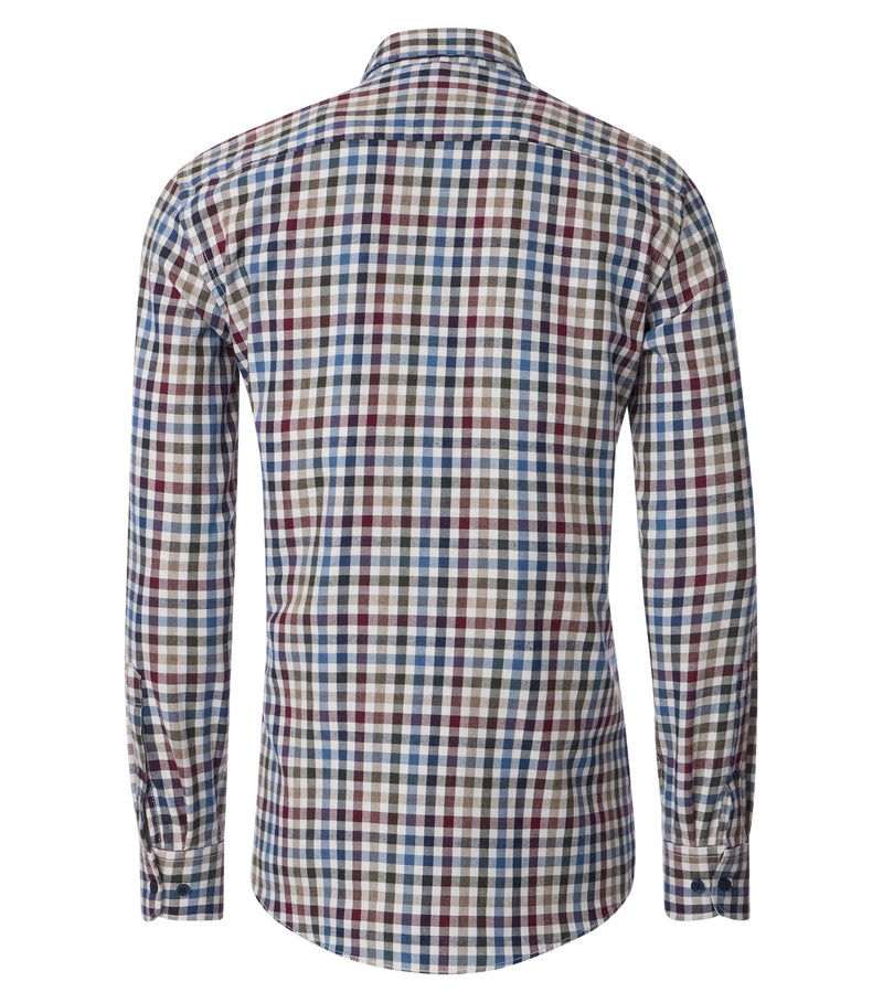 Casual Fit Long Sleeve Check Shirt