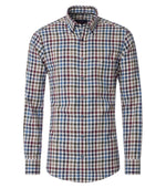 Casual Fit Long Sleeve Check Shirt