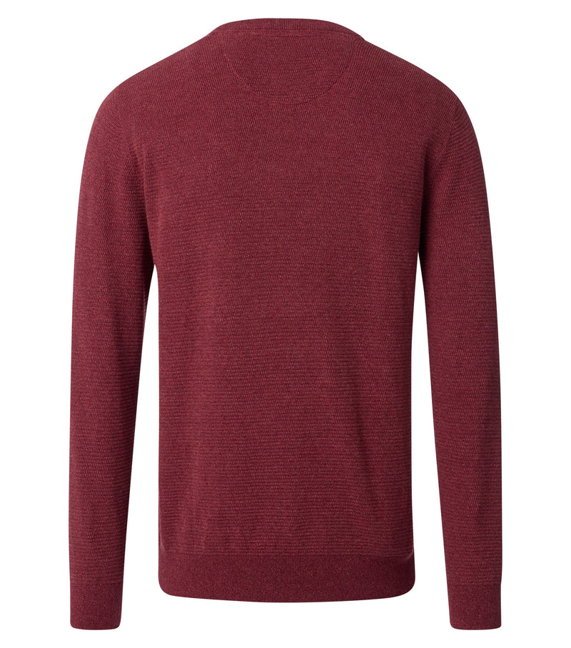 An image of the Casa Moda Crew Neck Knitted Pullover