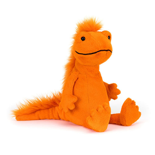 An image of the Jellycat Cruz Crested Newt.