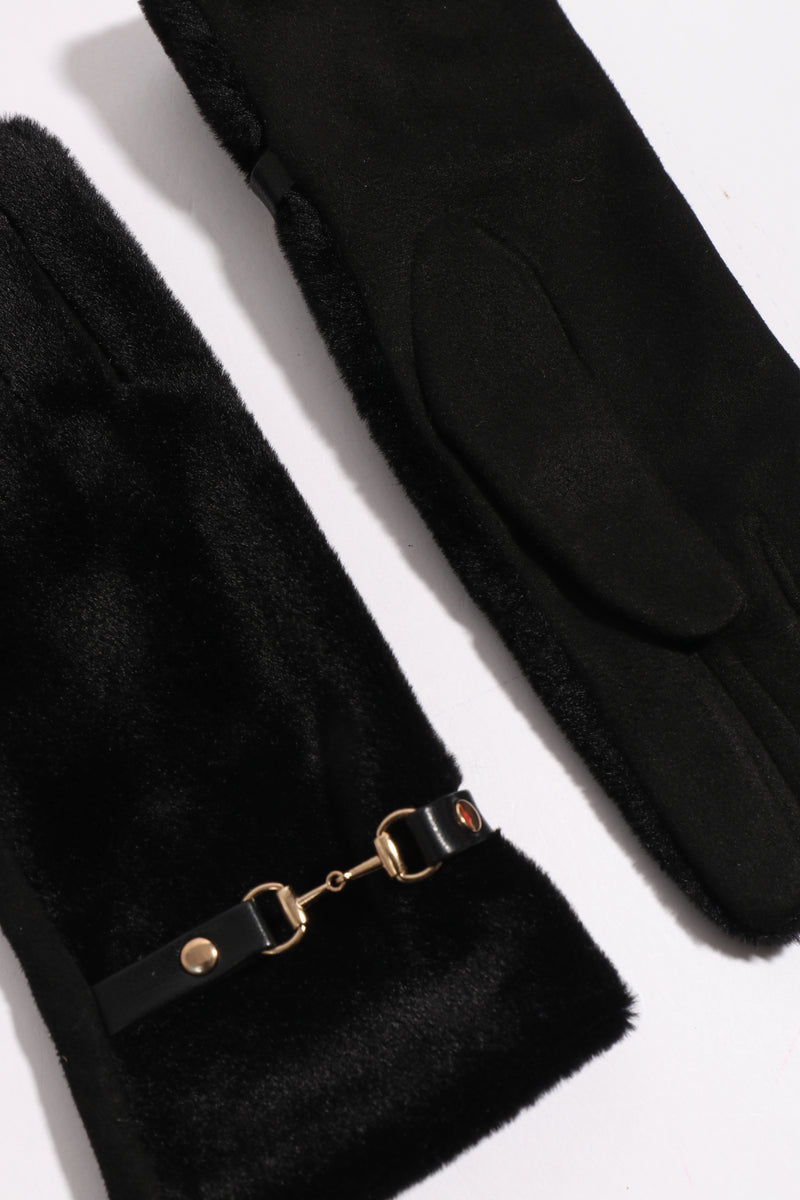 An image of the Pia Rossini Cathy Gloves in Black.