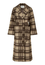 An image of the Dea Kudibal Clorissadea Coat in Beaver Check.