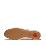 An image of the Fitflop Delicato Bow Soft Leather Ballet Flats