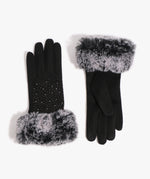 An image of the Pia Rossini Damson Gloves in Black.