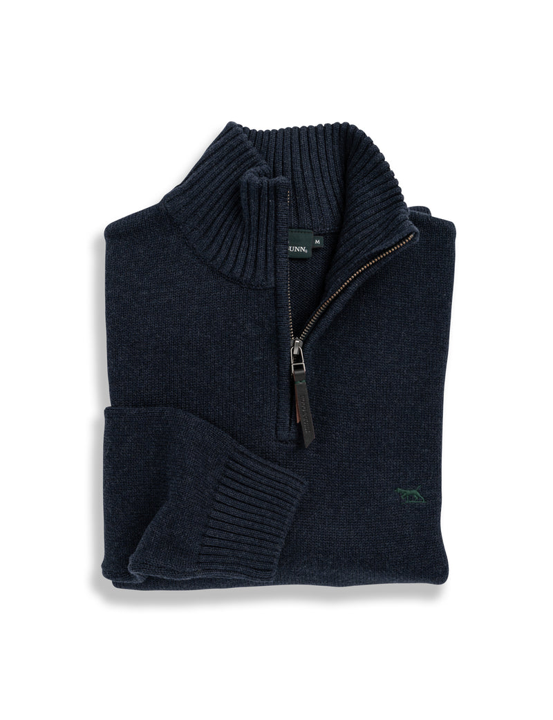 An image of the Rodd & Gunn Merrick Bay Knit in Ink.