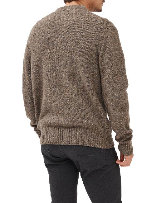 An image of the Rodd & Gunn Cox Road Knit in Gravel.