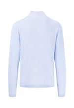 An image of the Fynch-Hatton Knitted Air Cotton Zip Sweatshirt