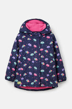 An image of the Lighthouse Freya Girls Coat in Umbrella Print.