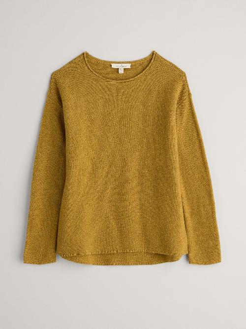 An image of the Seasalt Fruity Jumper in Kelp/Yellow.