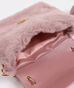 An image of the Pia Rossini Hepburn Bag in Dusty Pink.