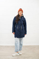 An image of the Lighthouse Isobel Ladies Coat in Navy.