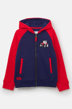 An image of the Lighthouse Jackson Full Zip Sweatshirt in Red Tractor.