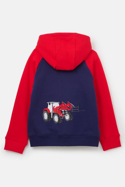 An image of the Lighthouse Jackson Full Zip Sweatshirt in Red Tractor.