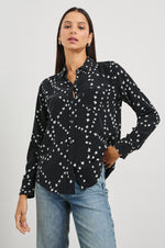 An image of the Rails Kate Shirt in Black Star Chain.