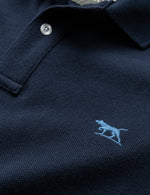 An image of the Rodd & Gunn The Gunn Polo in Eclipse.