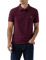 An image of the Rodd & Gunn The Gunn Polo in Garnet.