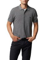 An image of the Rodd & Gunn The Gunn Polo in Tungsten.