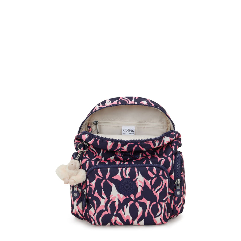 An image of the Kipling City Zip Mini Palm Mood