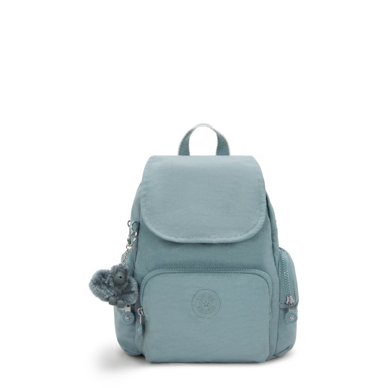 An image of the Kipling City Zip Mini Relaxed Grey